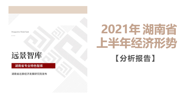 遠(yuǎn)景智庫發(fā)布《2021年湖南省上半年經(jīng)濟形勢分析報告》